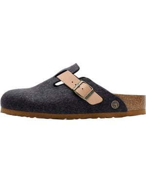 Birkenstock Boston Felt "Concepts Anthracite" 1031967 Wide" - Black