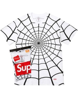 Supreme Hanes Spider- Tagless T-Shirt (2 Pack) "Ss26 - Black