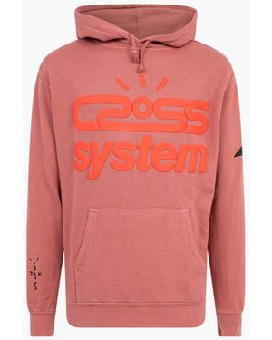 Travis Scott Cross System Hoodie "" - Pink