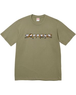 Supreme Skulls Spellout Shirt "Fw26 - Green