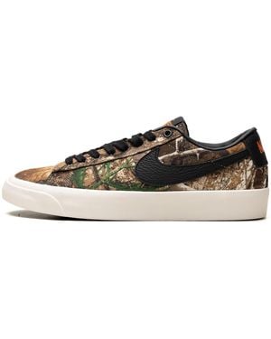 Nike Sb Blazer Low Pro Gt Premium Realtree Camo" Do9398 001" - Black