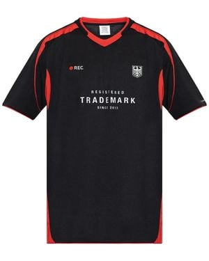 Vetements Football Jersey Me76Tr199Br Blac" - Black