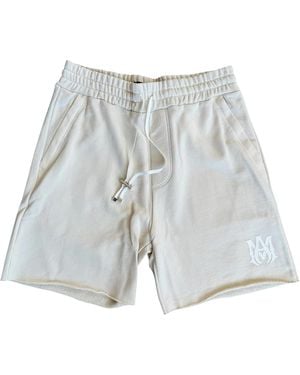 Amiri Ma Logo Shorts "Cream & Pf23Mjp083 271" - Black