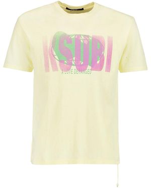 Ksubi Deranged Kash Short Sleeve T-Shirt "Lemon" 5000007159" - Black