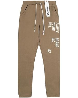 Purple Brand History Jogger P407 Hjea122" - Black