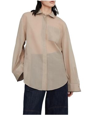 Brunello Cucinelli Oversized Shirt "Light" Brun1700" - Black