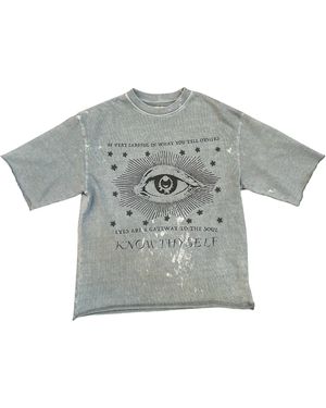 Astrum Know Thyself Tee "Sea Moss" Ast017" - Grey