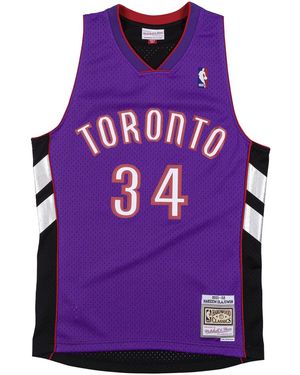 Mitchell & Ness Swingman Jersey "Nba Toronto Raptors 2001-02 Hakeem Olajuwon" Smjylg19085 Trartpr01Hol" - Purple