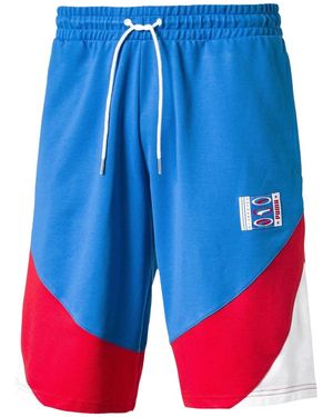 PUMA 90S Retro Block Shorts Bunting" 579635 03" - Blue