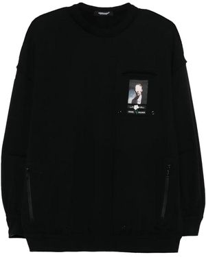 Undercover Sweatshirt With Pockets Uc1E48052" - Black