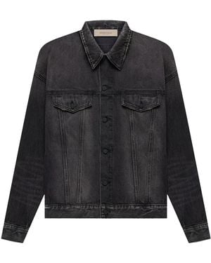 Fear Of God Denim Jacket 202Bt212041F" - Black