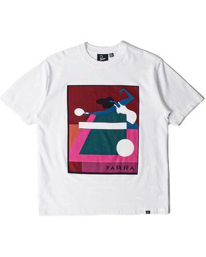 by Parra Ping Ponged T-Shirt 55460" - Black