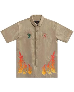 Nike Cactus Jack Button Down Shirt Cw3128 247" - Black