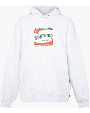 Supreme Shine Hoodie "Ss21" Su10330" - Black