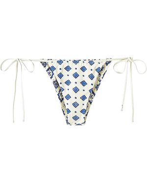 Kith Tova Baroque Tile Tie Bottom 53" - Black