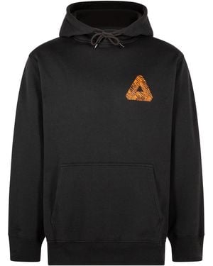 Palace Seoul Exclusive Tri-Ferg Hoodie P0005" - Black