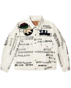 DENIM TEARS Stussy X X Our Legacy Ttl Denim Jacket Dt196" - Black