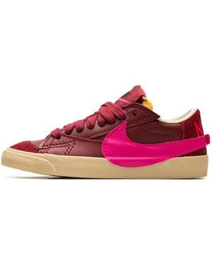 Nike Blazer Lo 77 Jumbo Mns "Burgundy Hot" Dq1470 600" - Red