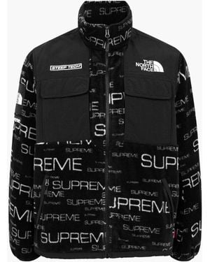 Supreme Tnf Steep Tech Fleece Jacket "Fw21" Su11044" - Black
