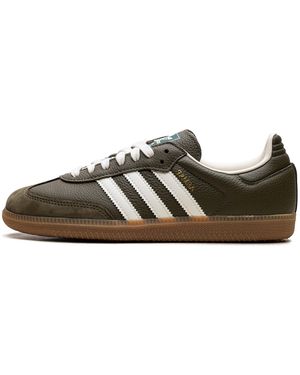 adidas Samba Og "Med Dark Khaki/Off-/Gum" Jr0890" - Black