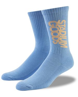 Stadium Goods Crew Sock And Cream" Sgs0174" - Blue