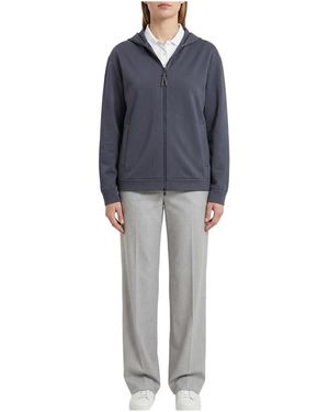 Brunello Cucinelli Zip Hoodie "Night Sky" Brun1516" - Black