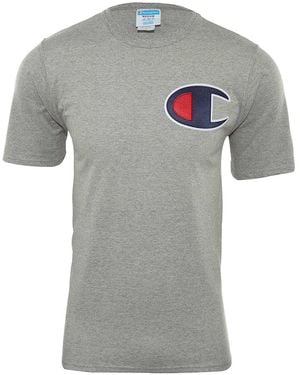 Champion Reverse Weave T-Shirt "Oxford" Gt19 Oxford 1216573" - Black