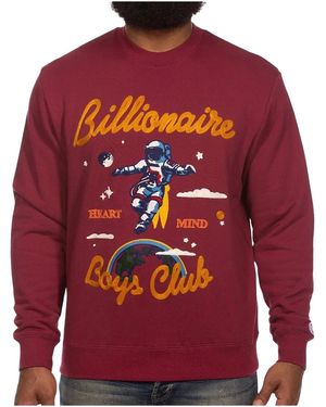 BBCICECREAM Jet Set Sweatshirt "Rhododendron" 851 9304 Rhod" - Red