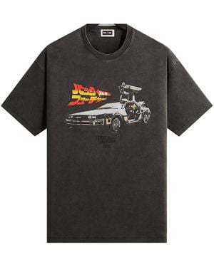 Kith Back To The Future Delorean Vintage T-Shirt Khm030052 001" - Black