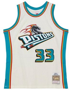 Mitchell & Ness Team Colour Swingman Jersey "Nba Pistons 1998 Grant Hill" Tfsm5052 Dpi98Ghiofwh" - Black