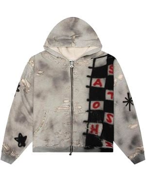 Satoshi Nakamoto Get What I Want Zip-Up Hoodie Sat078" - Black