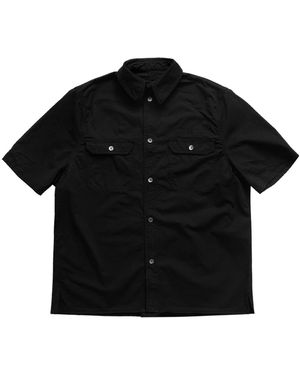 Willy Chavarria S/S Corcoran Work Shirt Wcsht0020001" - Black