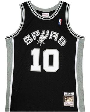 Mitchell & Ness Nba Dark Jersey Spurs 1993 Dennis Rodman Smjy4390 Sas93Drdblck" - Black