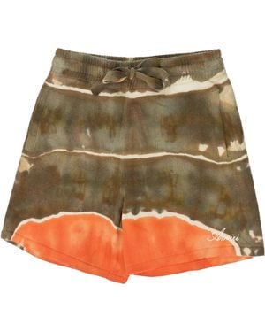 Amiri Tie Dye Shorts Ps22Mkp054" - Green