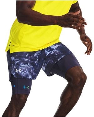 Under Armour Vanish Woven 6" Printed Shorts 1374625 410" - Black