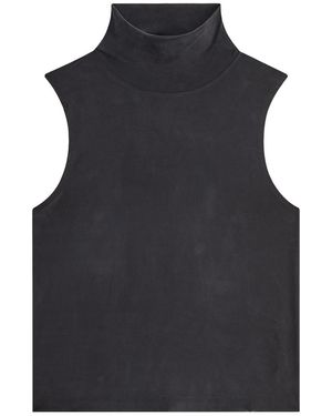 Kith Victoria Knit Shell Tank Khw030982 001" - Black
