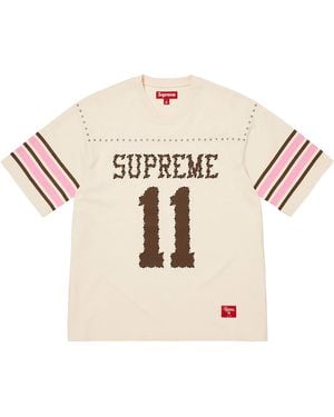 Supreme Studded S/S Football Top "Ss26 - Black