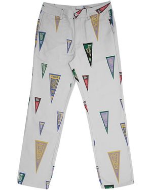 Students Golf Wesley Pennant Chino Trousers Sg2403009" - Black