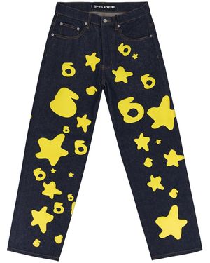 Sp5der Beluga Jeans 648" - Black