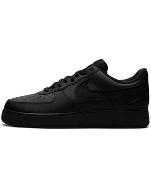 Nike Air Force 1 '07 Lv8 "Triple Ripstop" Ih4452 001" - Black