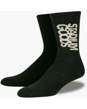 Stadium Goods Crew Sock "cream City" - Green