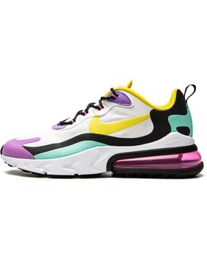 Nike Air Max 270 React "Geometric Abstract" Ao4971 101" - Black