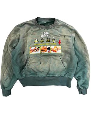 PRAYING Spa Crewneck Jumper Pray2409790" - Green