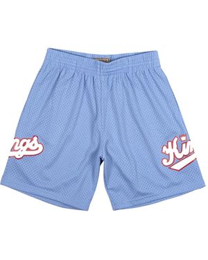 Mitchell & Ness Swingman Shorts "Nba Sacramento Kings 85" Smshsb19043 Skiltbl85" - Blue