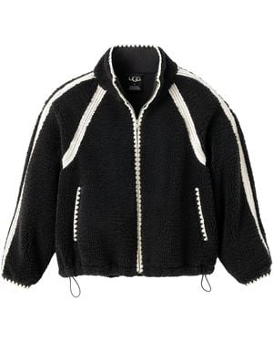 UGG Nikia Crochet Fluff Jacket 1161670 Blk" - Black