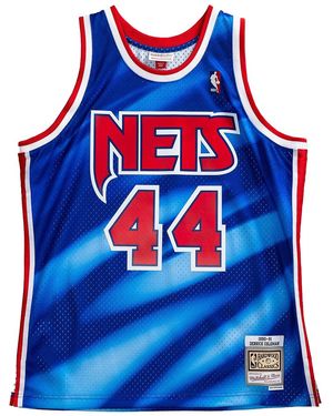 Mitchell & Ness Swingman Jersey "Nba Nets 1990 Derrick Coleman" Smjysb19030 Njnptry90Dcm" - Blue