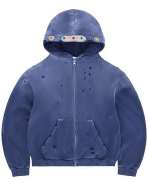 Bravest Studios Sapphire Zip Up Hoodie Bs101" - Blue