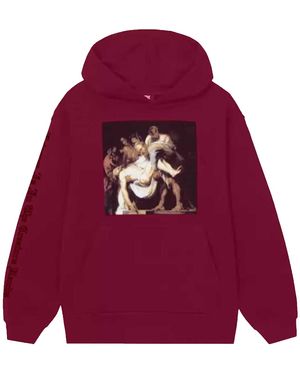 REVENGE Entombment Hoodie Rev0038" - Red
