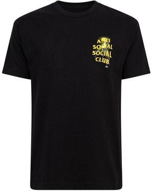 ANTI SOCIAL SOCIAL CLUB Twista T-Shirt "Members Only" As0251" - Black