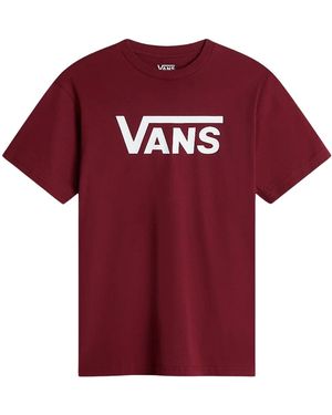 Vans Classic T-Shirt "Burgundy" Vn000Gggz28" - Red